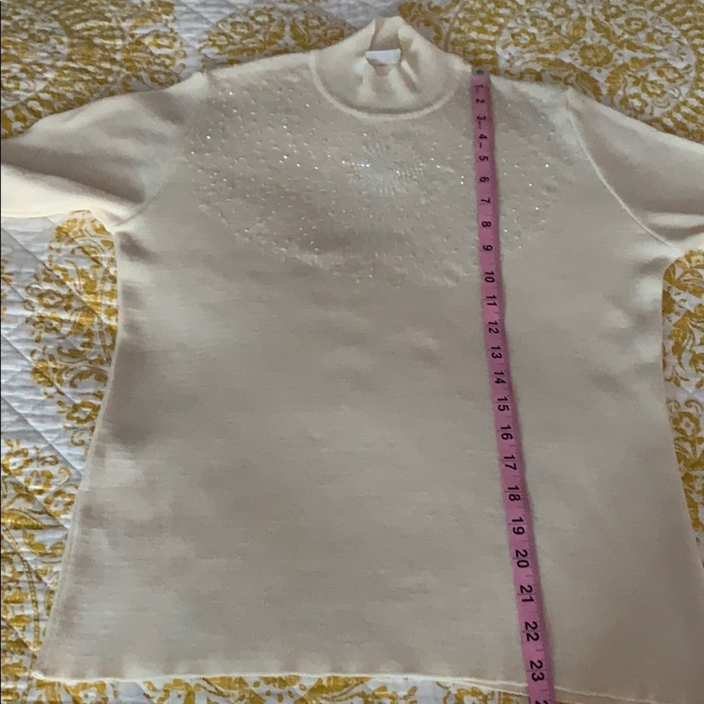 Merino Wool Sweater with Beads - Picture 6 of 8